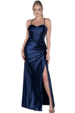 Long Blue Evening Dress