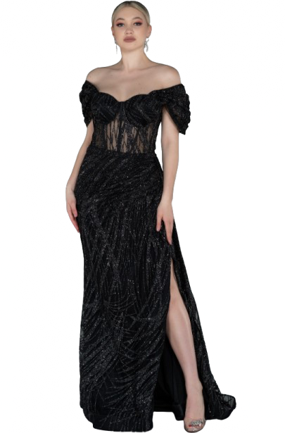 Black Long Evening Dress